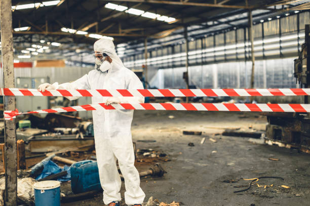 Professional Biohazard technician working in Greensboro, GA